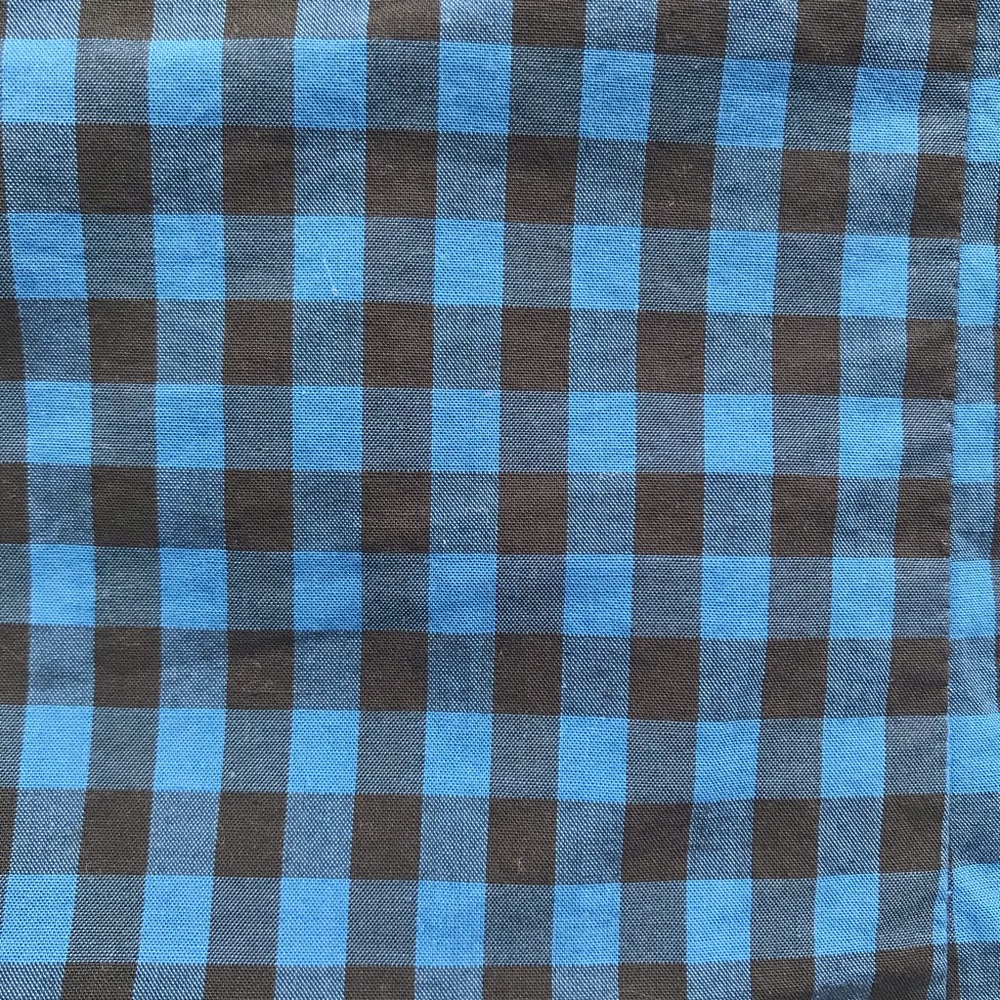 Kenneth Cole Blue Checker Button Down - Picture 7 of 7